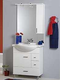 Шкафове за баня Poros 75