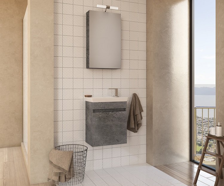MDF Мебели за баня Luxus 45 Granite