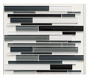 Glass and Stone Mix Black