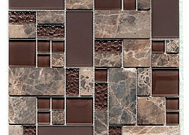 Стъклокерамика Glass & Stone Mix Brown 